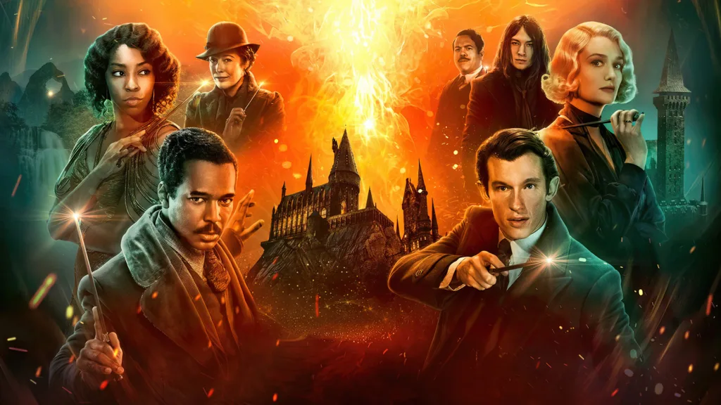 Fantastik Canavarlar Dumbledore'un Sırları filminde Lally, Bunty, Yusuf, Newt, Jacob, Credence ve Queenie