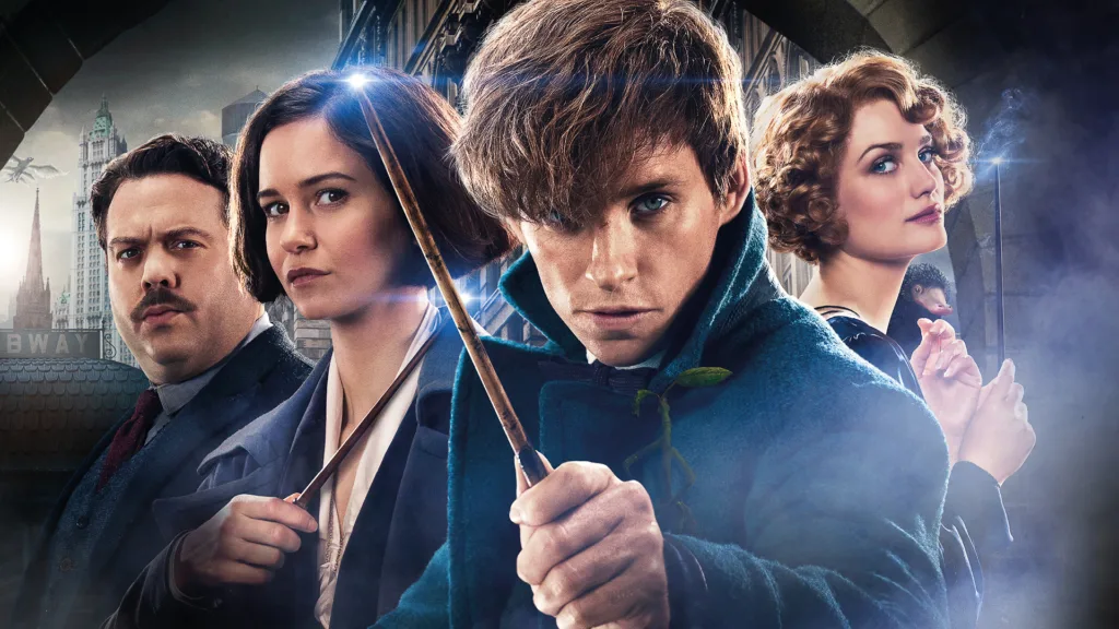Fantastik Canavarlar Nelerdir, Nerede Bulunurlar filminde Newt, Tina, Queenie ve Jacob